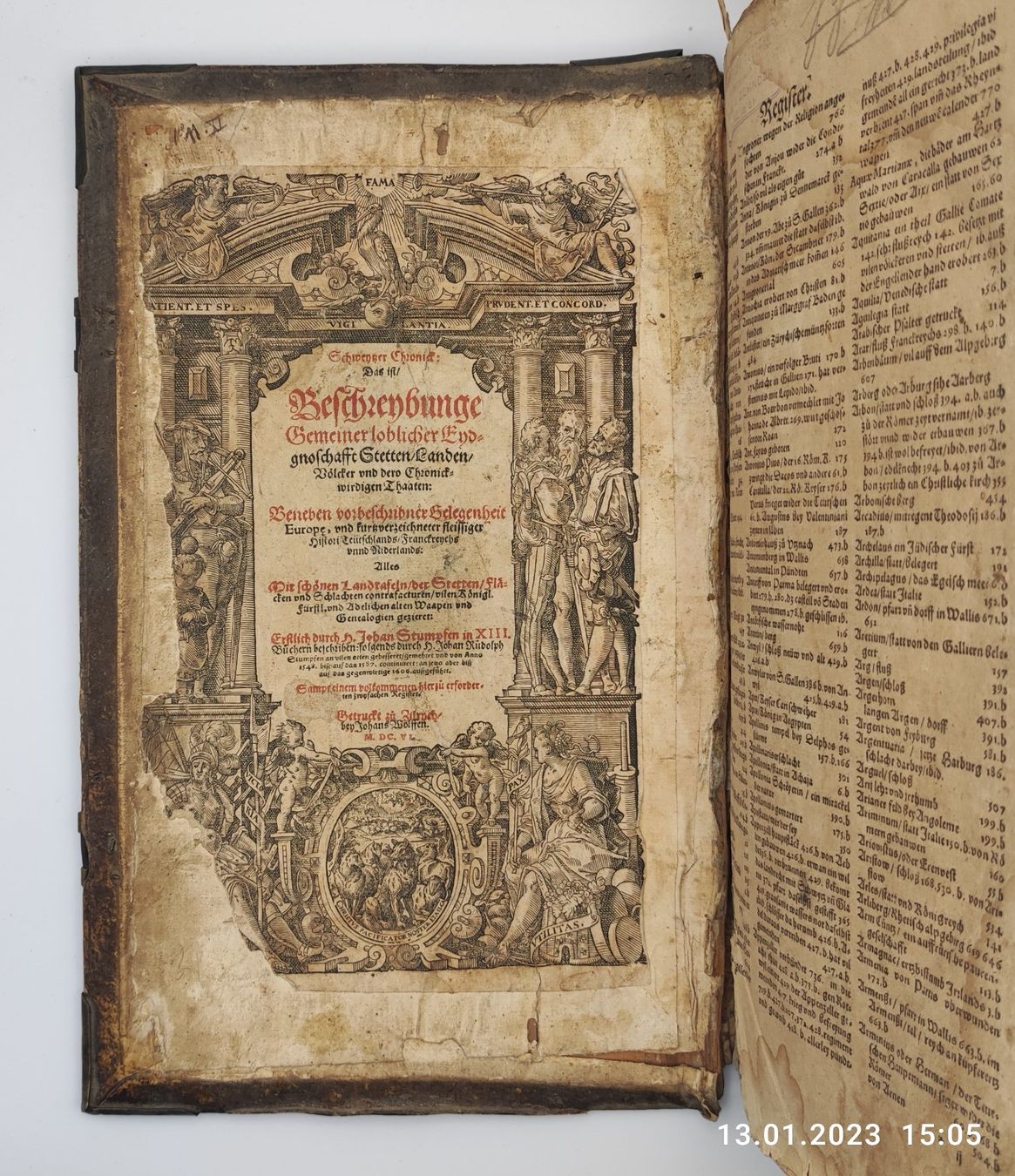 Libri: HELVETICA - STUMPF-CHRONICK 1606 – Usato da Goldach venduto da Gaip 4
