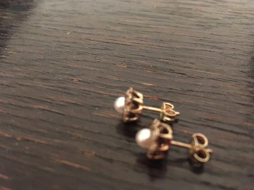 Ohrstecker 2 Kreise Glatt Und Kugeln - Bambé By Niclas Rger
