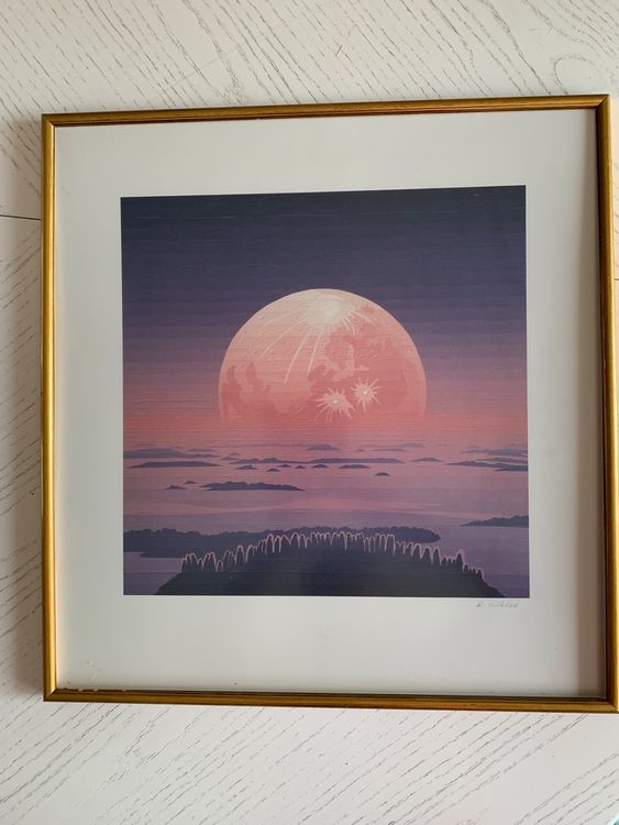 Lithographie Kosmos von Ruth Kübler, Abzug 11-300/147, 50x47 | Kaufen ...