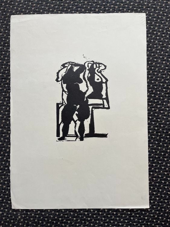 Xilografie: Diether Ritzert HOLZSCHNITT SIGNIERT – Usato da Gersau venduto da grafik-kunst 3