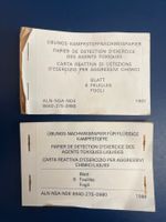 Papier de détection d’exercice des agents toxiques militaire