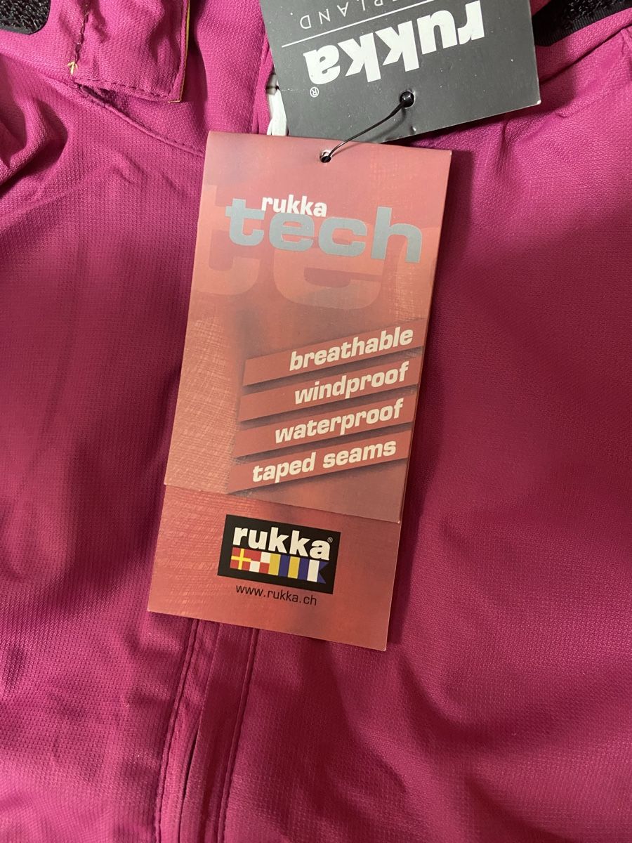 Rukka Giacche & Cappotti: Rukka Regenjacke Gr. 104 NEU – Nuovo e nell'imballaggio originale da Muri AG venduto da sonneblueme10 2
