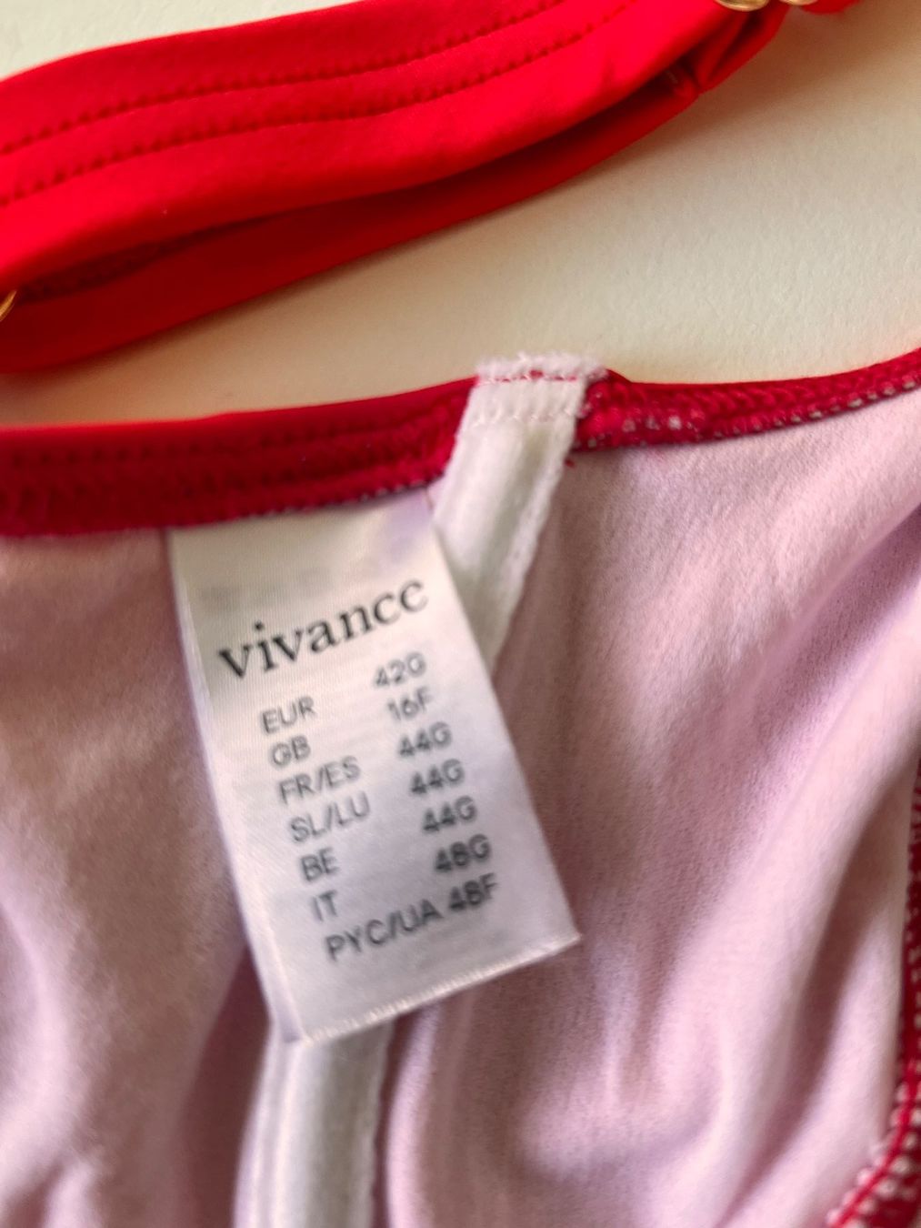 Costumi da bagno & Bikini: VIVANCE, Bikini, Grösse 42G, Farbe Rot – Nuovo e nell'imballaggio originale da Rudolfstetten venduto da gst_g7xl 4