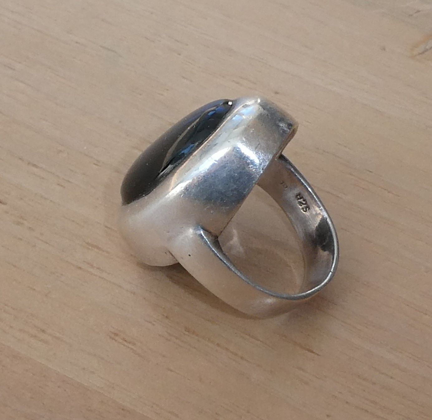 Onyx Anelli: Ring Silber 925er mit Onyx – Usato da Beromünster venduto da legolas_mt-gd 1