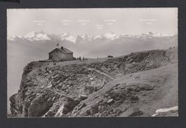 Montana - Vermala  :  Vue de la Cabane, alte Ansichtskarte