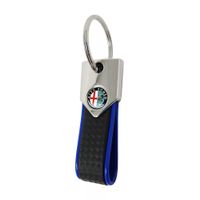 Alfa Romeo Schlüsselanhänger Carbon Look blau (Art. 21967)