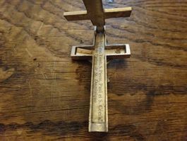 Reliquie Kreuz Devotionalie / Hl. Dominik
