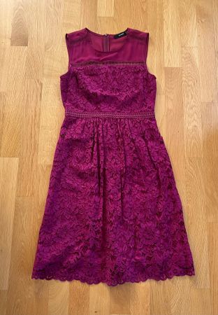 Cocktailkleid HALLHUBER magenta Kleid Gr. 36