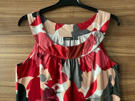 🌺 Mexx Sommerkleid Gr.38 mit rot/weissem Blumenprint Top 🌞