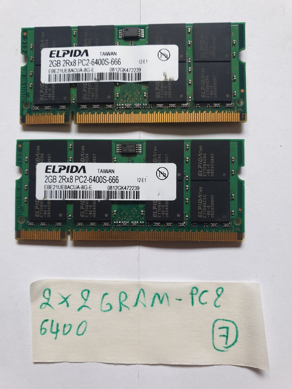 Memoria / RAM: 2x2Gram / 6400 – Usato da Moudon venduto da Amaroli7
