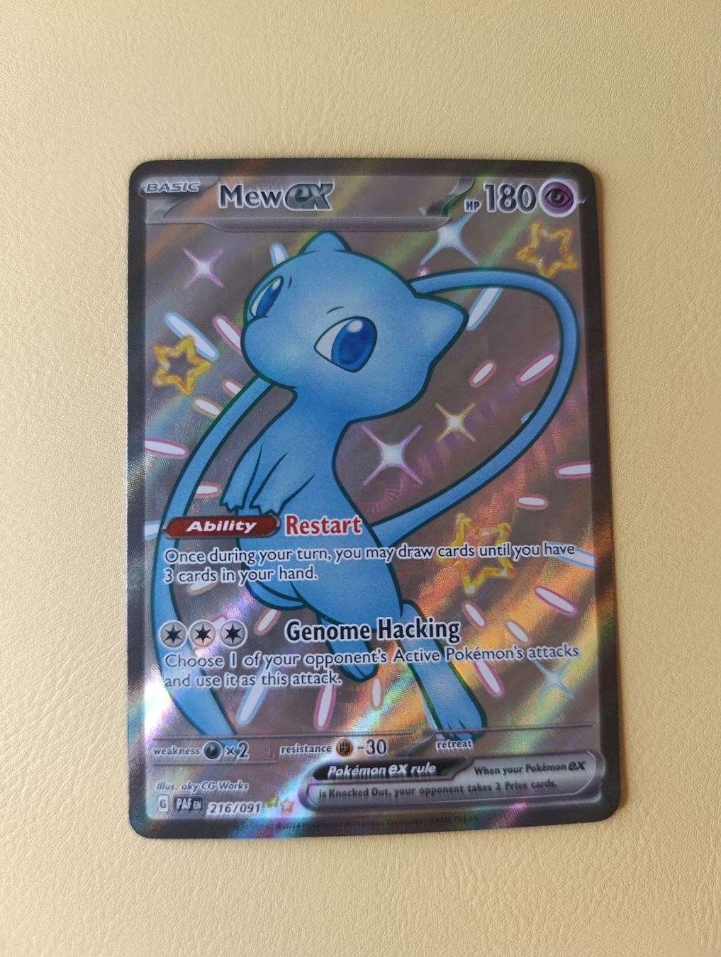 Carte Pokémon Mew ex 216/091 Paldean Fates (D'occasion) à Yverdon-les ...