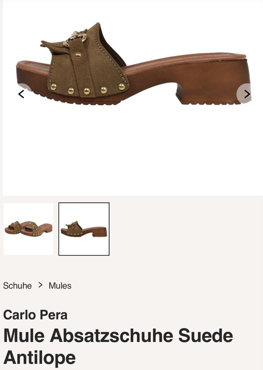 Damenschuhe: Mule Absatzschuhe Suede Antilope – Gebraucht aus Zürich von eli8 6