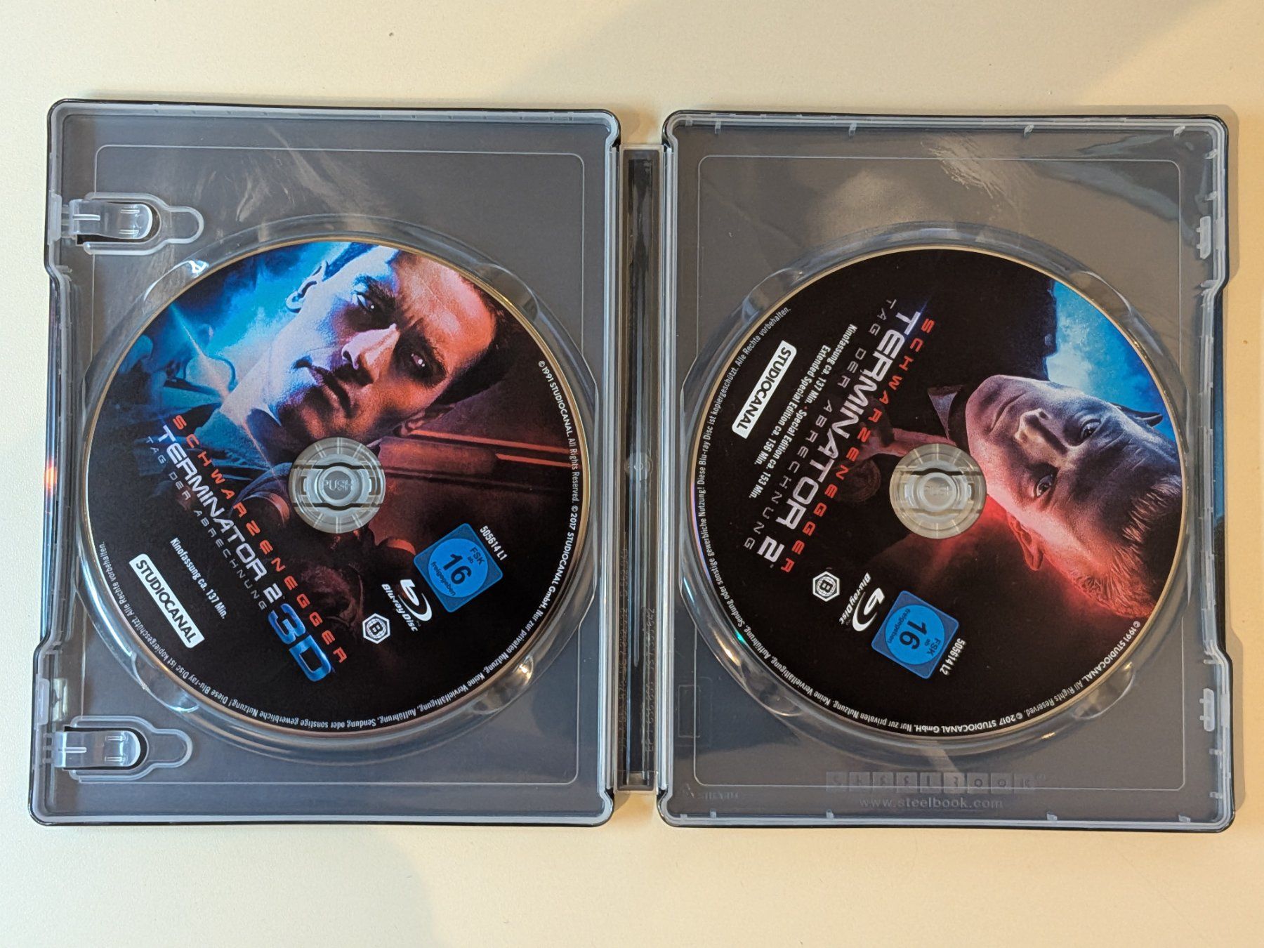 Tutti i DVDs: Terminator 2: Judgment Day - Steelbook [2 Blu-rays/2D&3D] – Usato da Port venduto da gecotom 4