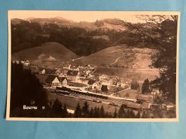 Alte Ansichtskarte Bauma ZH - Winterthur, 1939, Bahnhof
