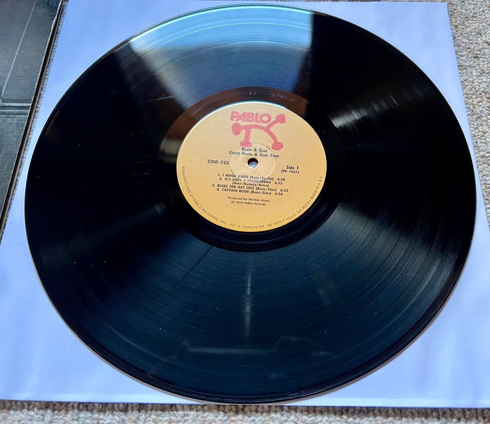 Dischi in vinile: LP Pablo Basie & Zoot  LP GEWASCHEN – Usato da Unterseen venduto da vinylmore 1