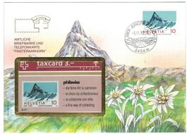 Taxcard Finsteraarhorn im Sammelkuvert
