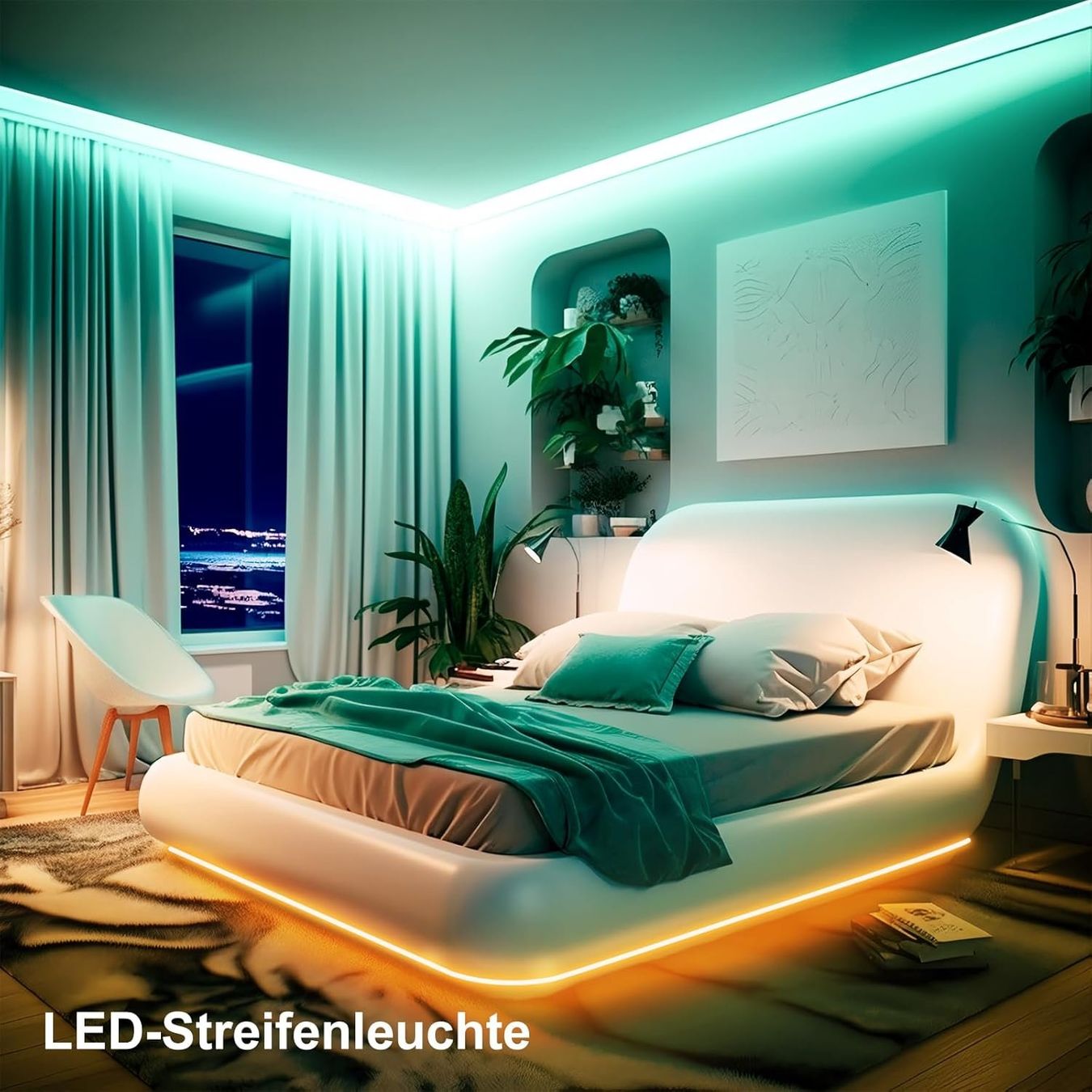 Ghirlande e barre luminose: 20m, LED Streifen Bluetooth RGB – Nuovo e nell'imballaggio originale da Nuglar venduto da SaleRitter 1