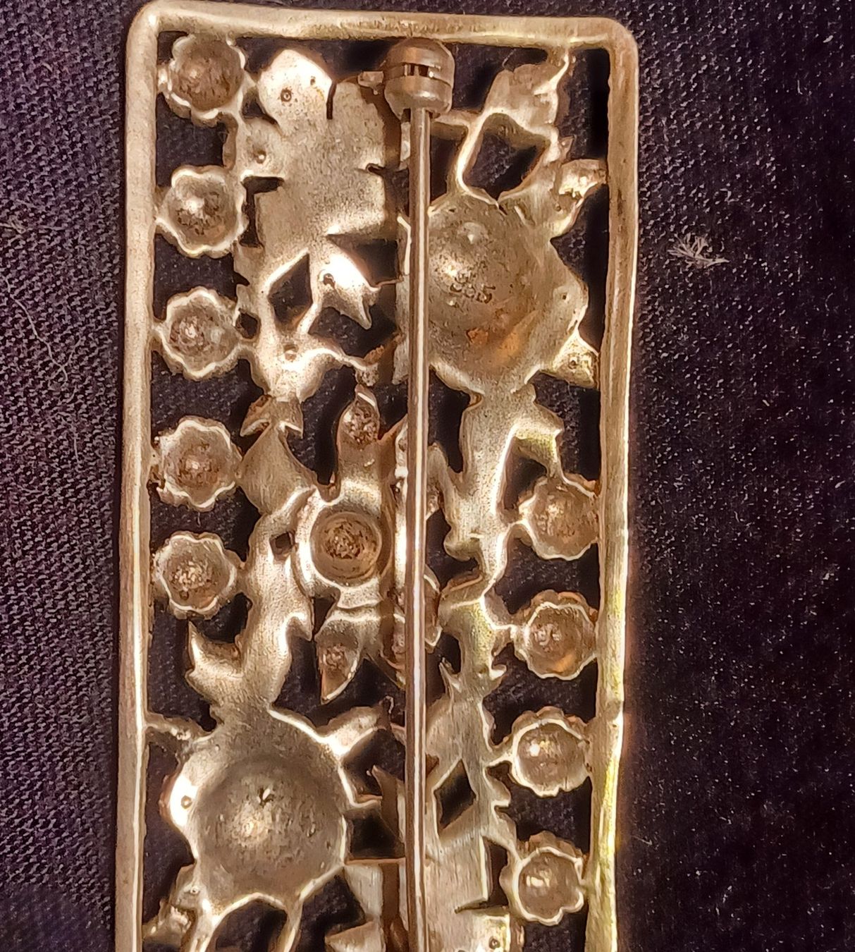 Broschen & Nadeln: Jugendstil florale Silberbrosche mit Markasit – Gebraucht aus gais von dun_c2xc 5
