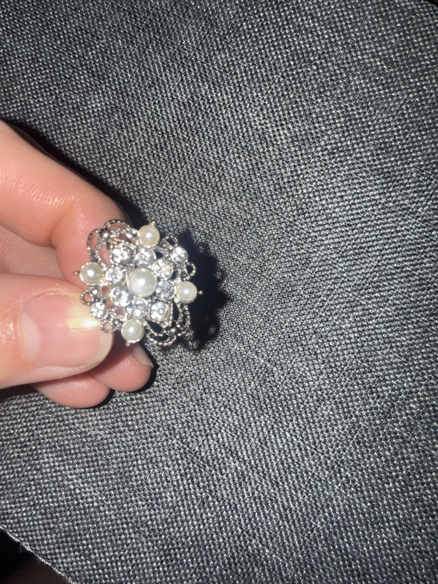 Anelli: Modeschmuck Ring mit Perlen und Strass -Top Zustand! – Nuovo (secondo la descrizione) da Liestal venduto da isa_8y72 1