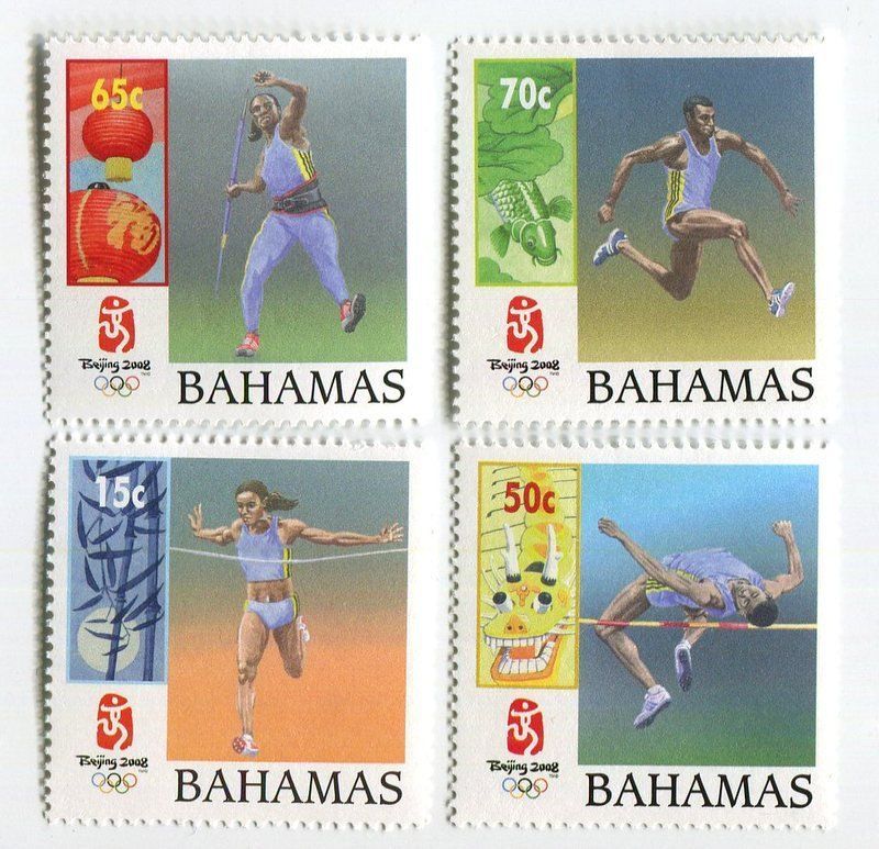 Tutti i francobolli: Briefmarken "Olympische Spiele". Bahamas – Nuovo e nell'imballaggio originale da Basel venduto da Butsch5