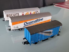 H0  ROCO  SBB  3 Stk. Güterwagen