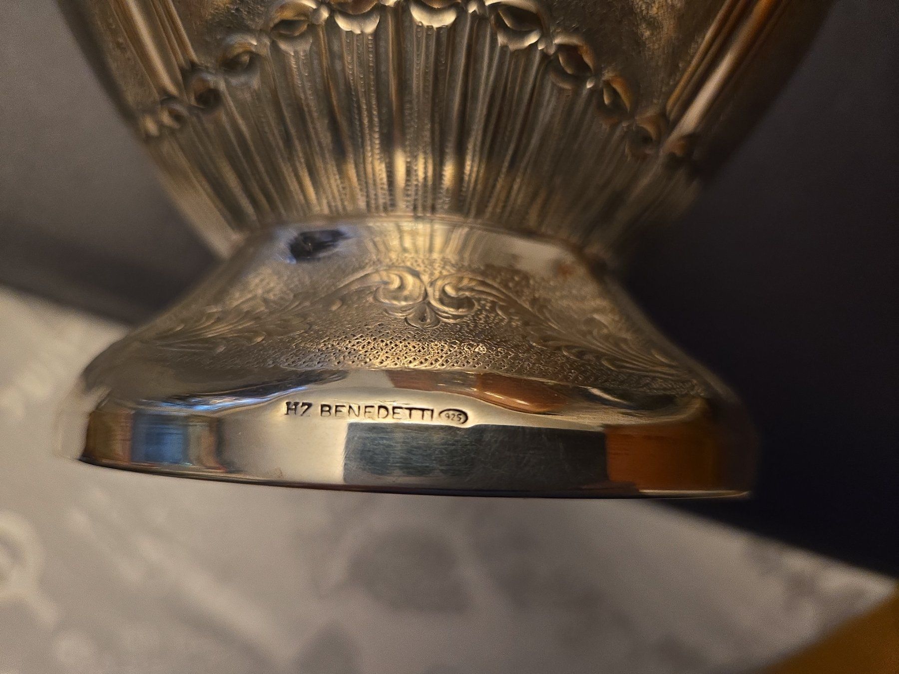 Caraffe: Hazorfim Benedetti Wein Karaffe .Sterling 925 – Usato da Zürich venduto da mistralissimo 2