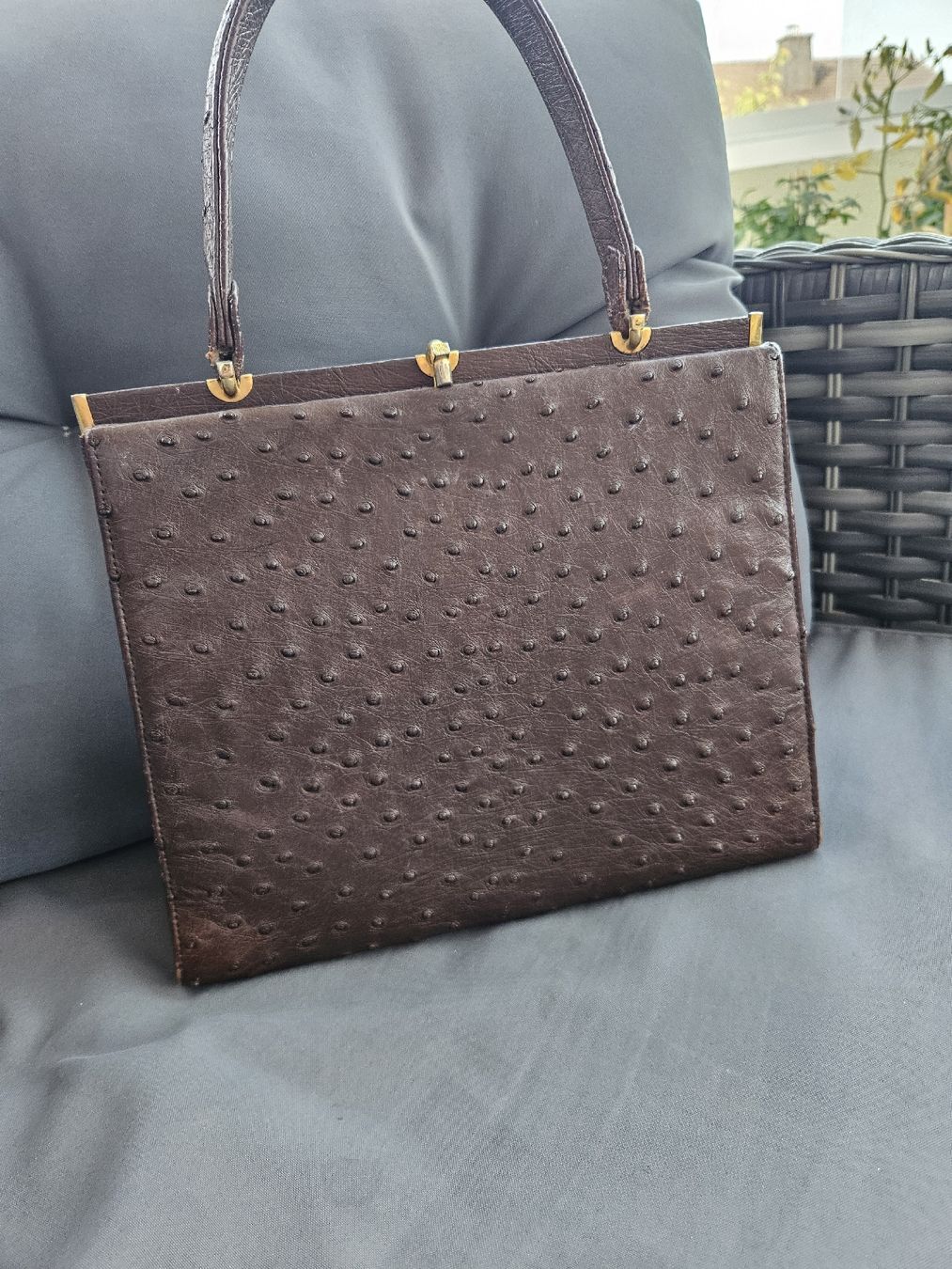 Borse da donna: Vintage Damen Tasche Straus Leder – Usato da Rickenbach b. Wil venduto da nic_8ljr