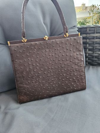 Vintage Damen Tasche Straus Leder