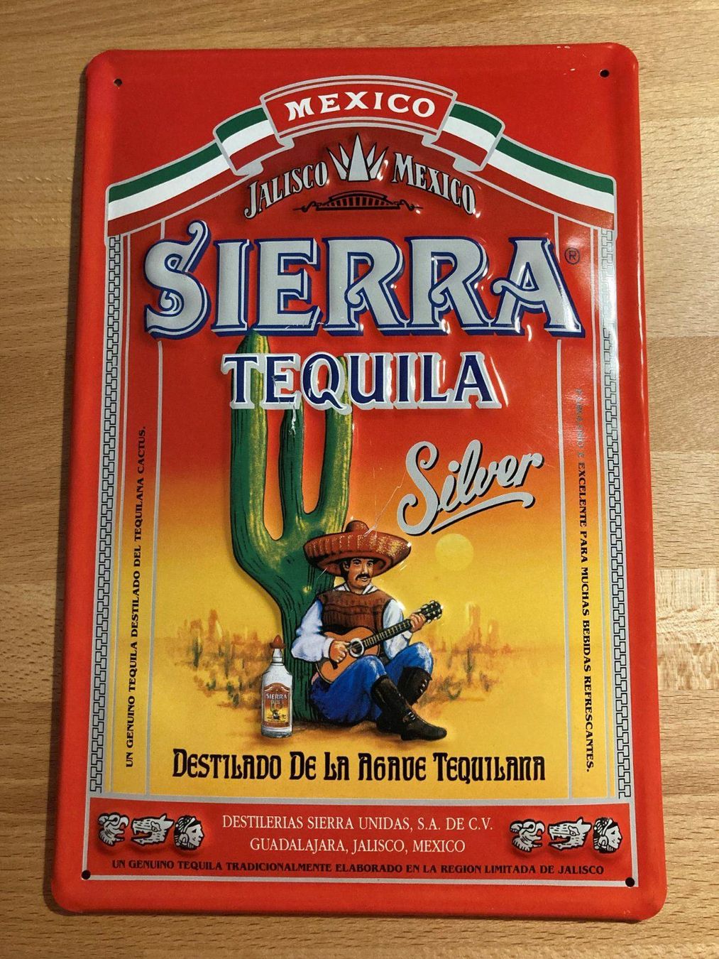 Insegne: Blechschild 3D-SIERRA TEQUILA-SILVER – Nuovo e nell'imballaggio originale da Rupperswil venduto da big-one-sale