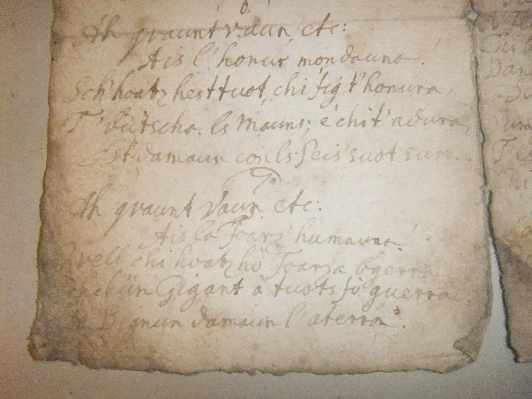 Libri: Antikes Bündner Notenblatt - SONETT – Usato da Esslingen venduto da eintagammeer 6