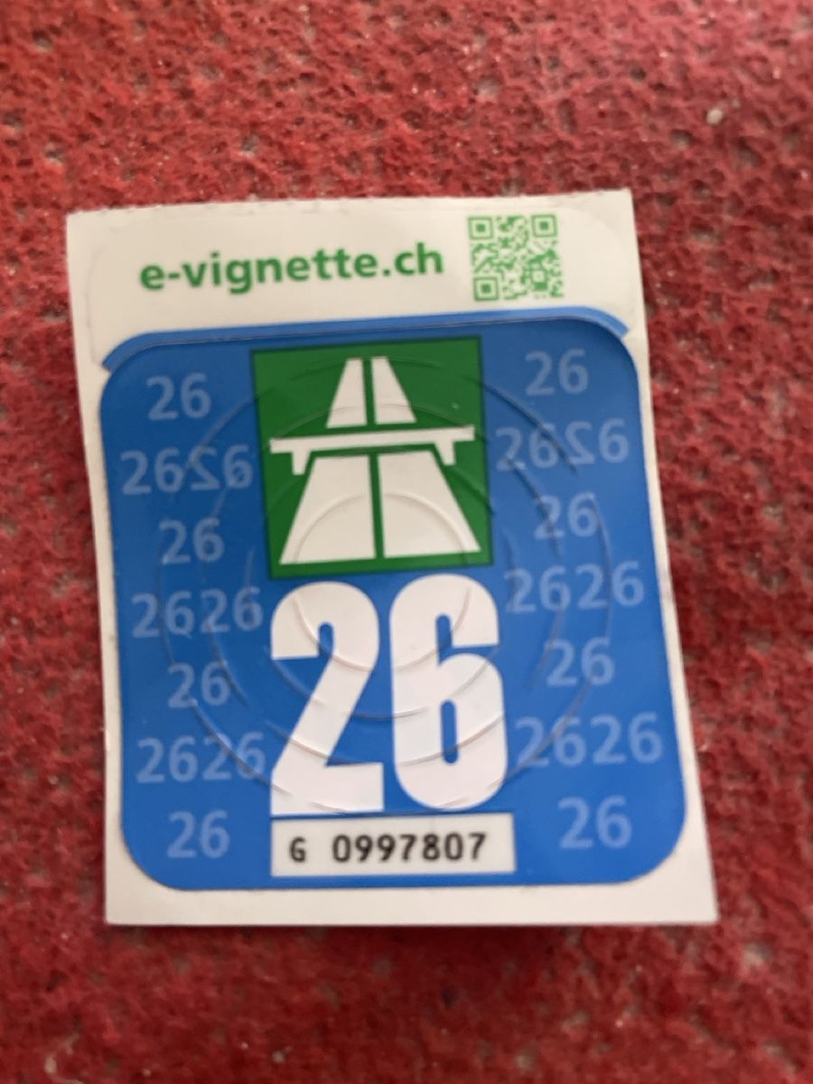 Autobahnvignetten: Autobahn Vignette 2026 – Neu und originalverpackt aus Obergösgen von Camaro_zl1