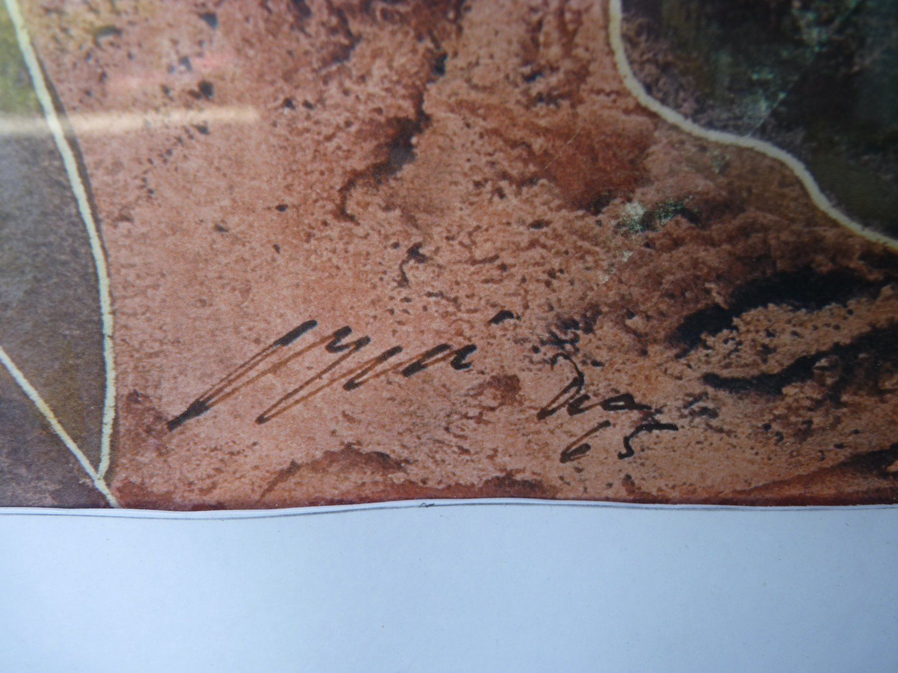 Foto & Immagini: Hans Erni Druck mit defekten Glas – Usato da Küsnacht ZH venduto da zoliboli01 3