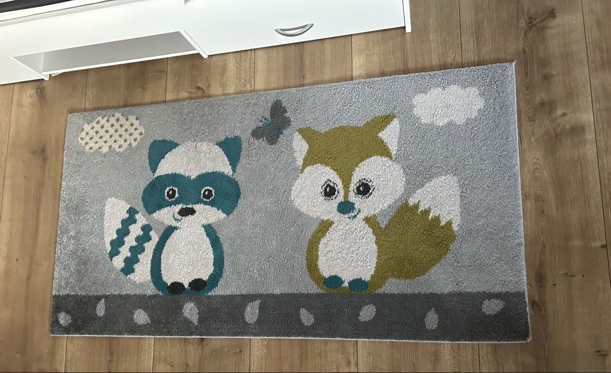Tapis: Kinderzimmer Teppich Waschbär & Fuchs – D'occasion à Oberriet SG par hey88