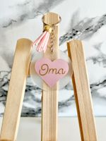 Schlüsselanhänger Herz Oma Geschenk Handgemacht 💕
