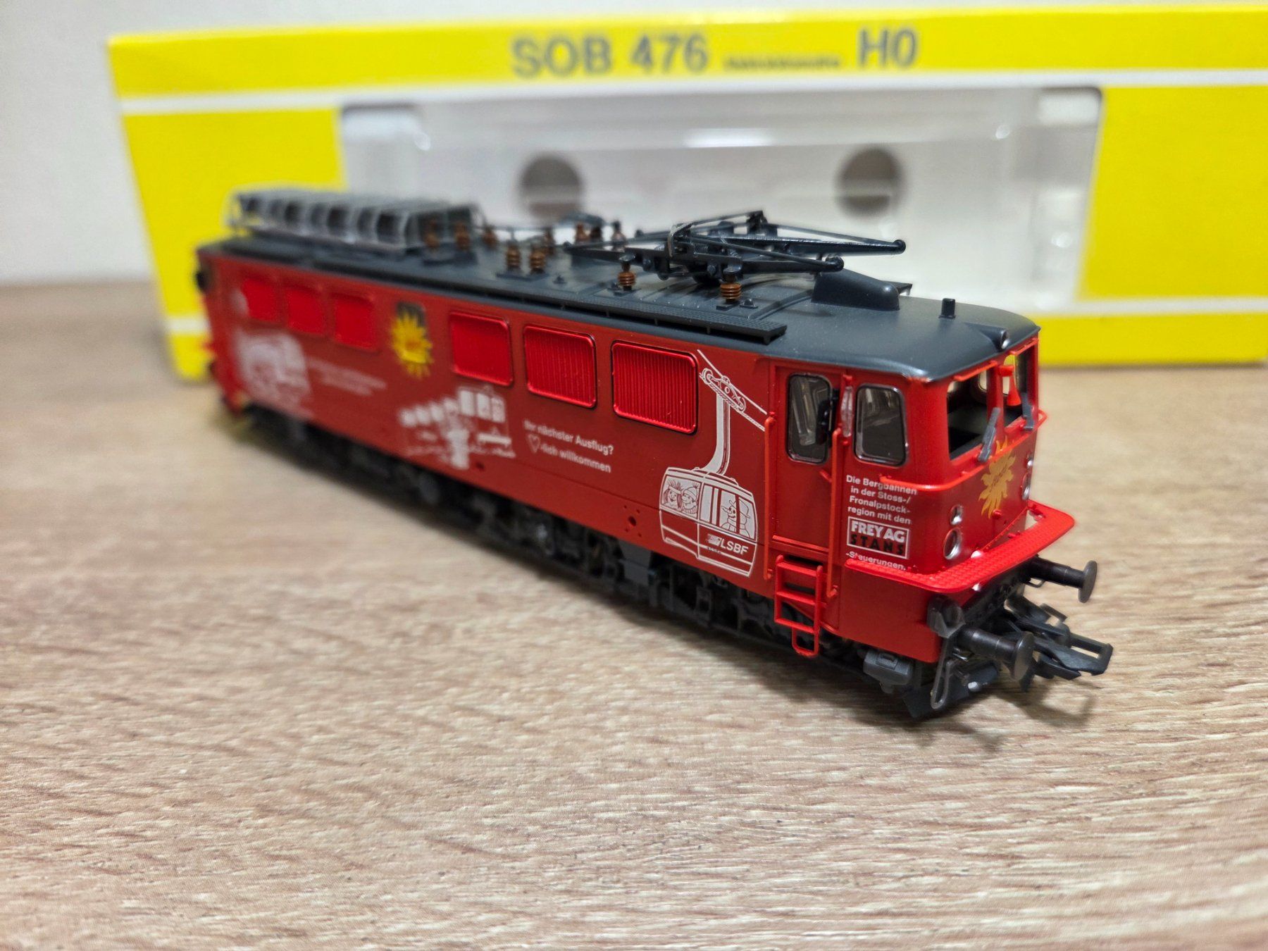 Brawa Modellini di ferrovie: Brawa 0235 E-Lok BR 476 SOB Digital H0 – Usato da St-Aubin-Sauges venduto da Lo_Go 3