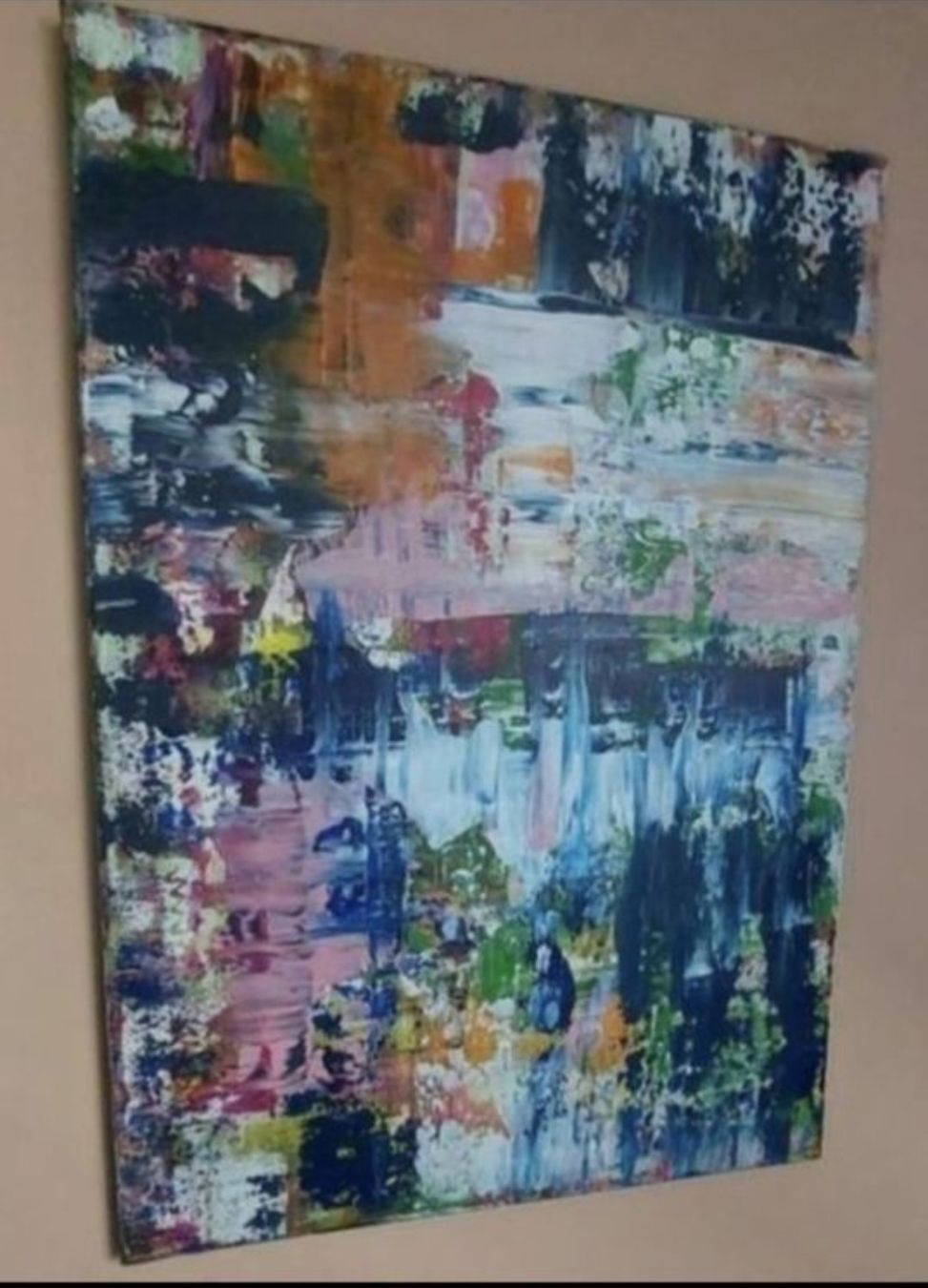 Dipinti: Gemälde Abstrakt handmade 50×70 – Nuovo (secondo la descrizione) da Riehen venduto da Steinbock1970 1