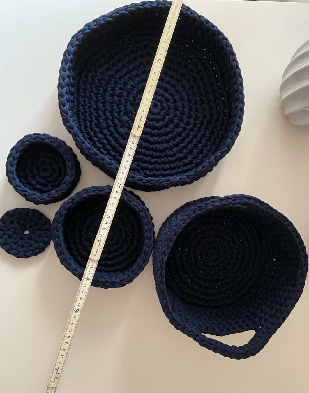 Altro per la casa: Lot de paniers crochet handmade – Nuovo e nell'imballaggio originale da Essert FR venduto da archimede03 1