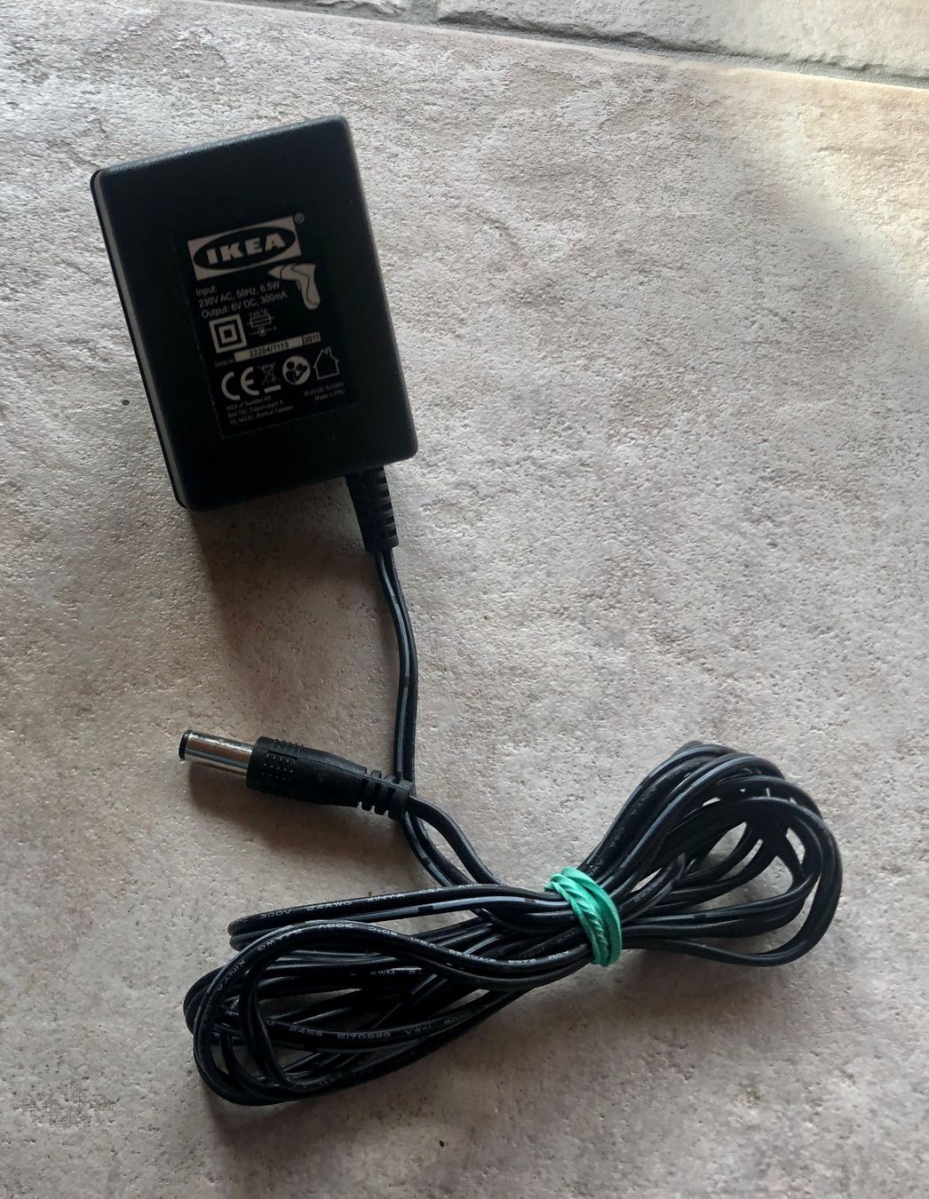 Ladegeräte: Ikea Netzteil, 6V 300mA, Orginal – Gebraucht aus Saas-Grund von GarageSaleToday