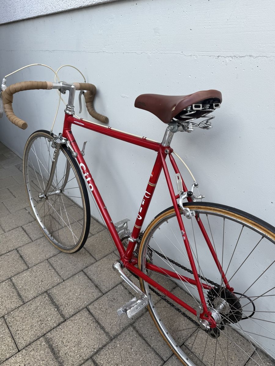 Cilo Biciclette: Retro Rennrad Cilo rot – Usato da Winterthur venduto da melwatch 1