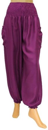Pumphose Sommerhose bequeme Boho Schlupfhose aus Viskose