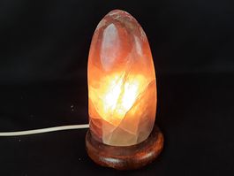 Grauer Fluorit Lampe
