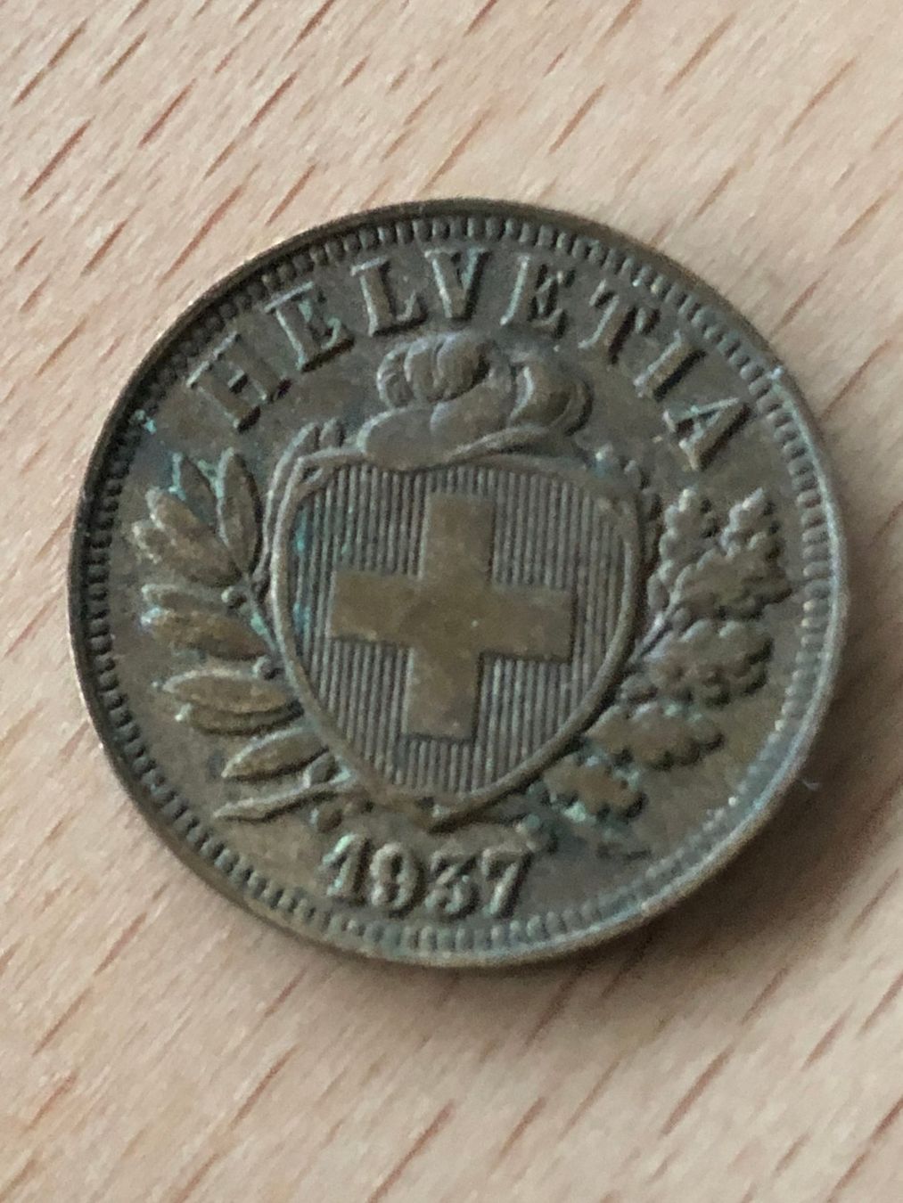 Tutti le monete: 2 Rp. 1937 – Usato da Schötz venduto da Odpa