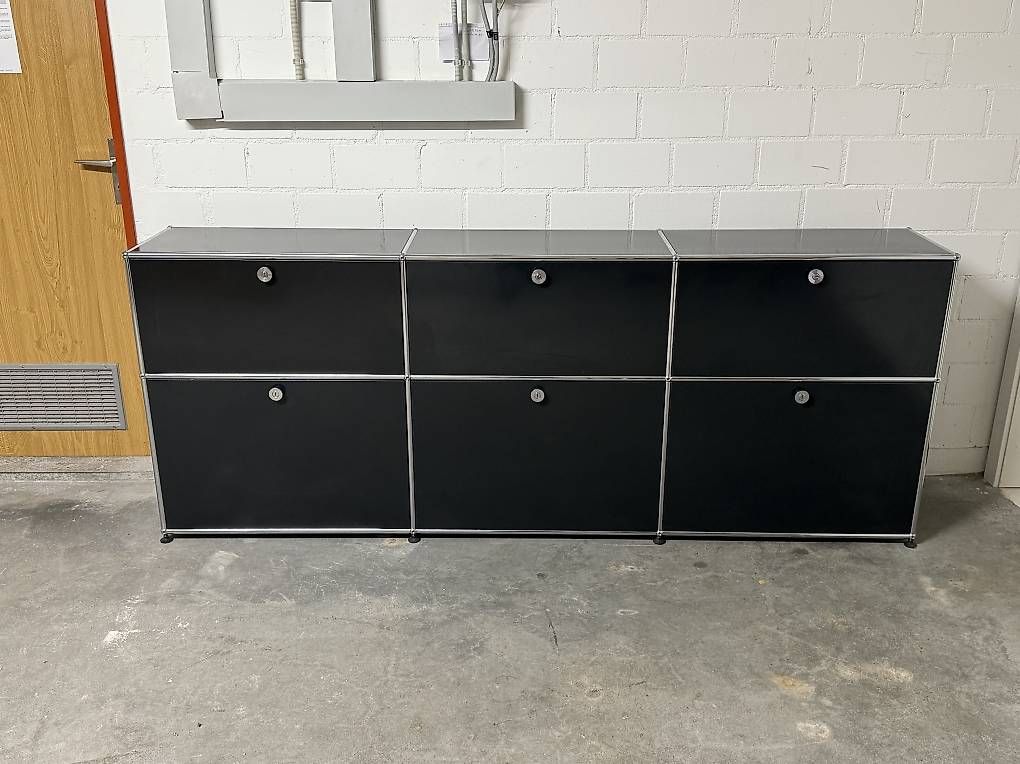 USM Kommoden: USM Haller Sideboard Schwarz – Gebraucht aus Dietikon von Kumar_Occasionen