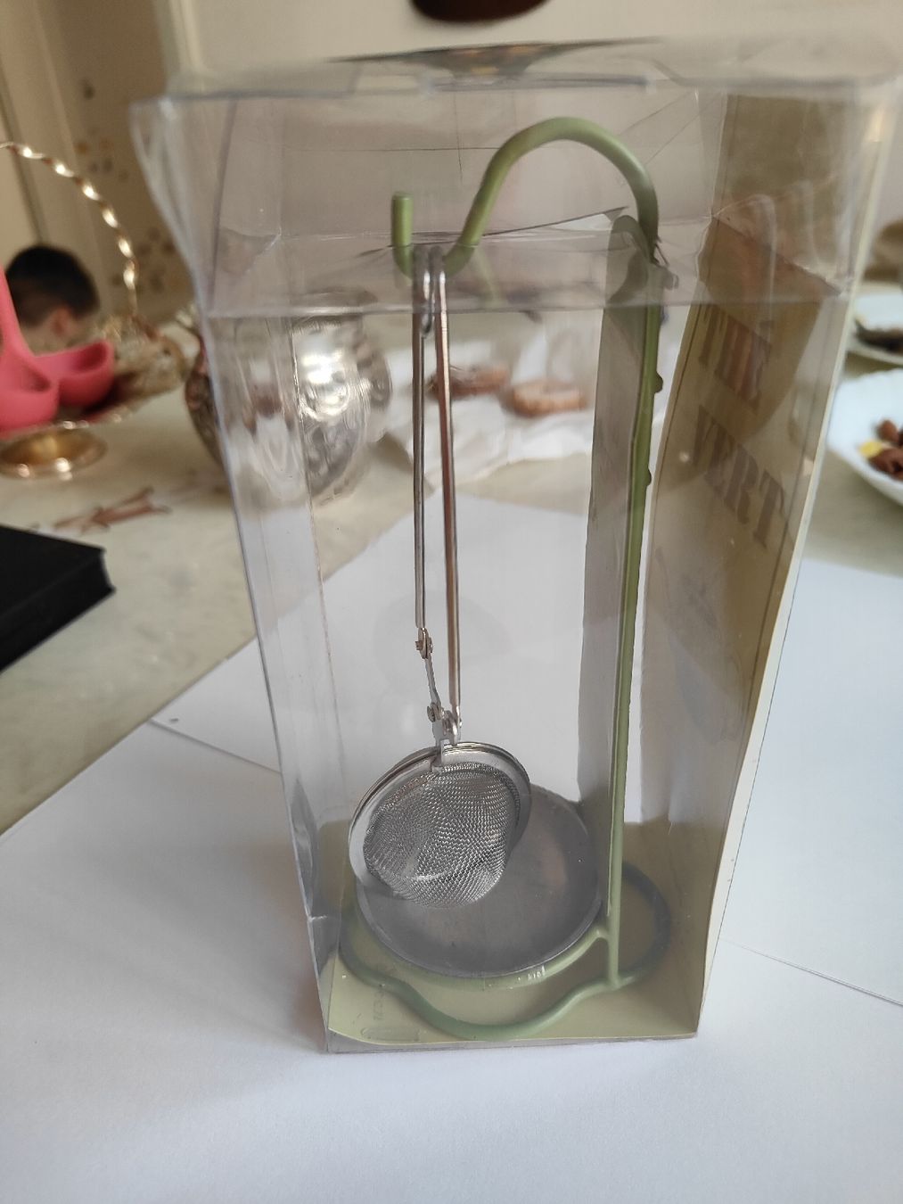 Macchine per caffè & Macchine per espresso: Infuseur à thé vintage avec support vert olive neuf – Nuovo e nell'imballaggio originale da Biel/Bienne venduto da Edi5Roli3 1
