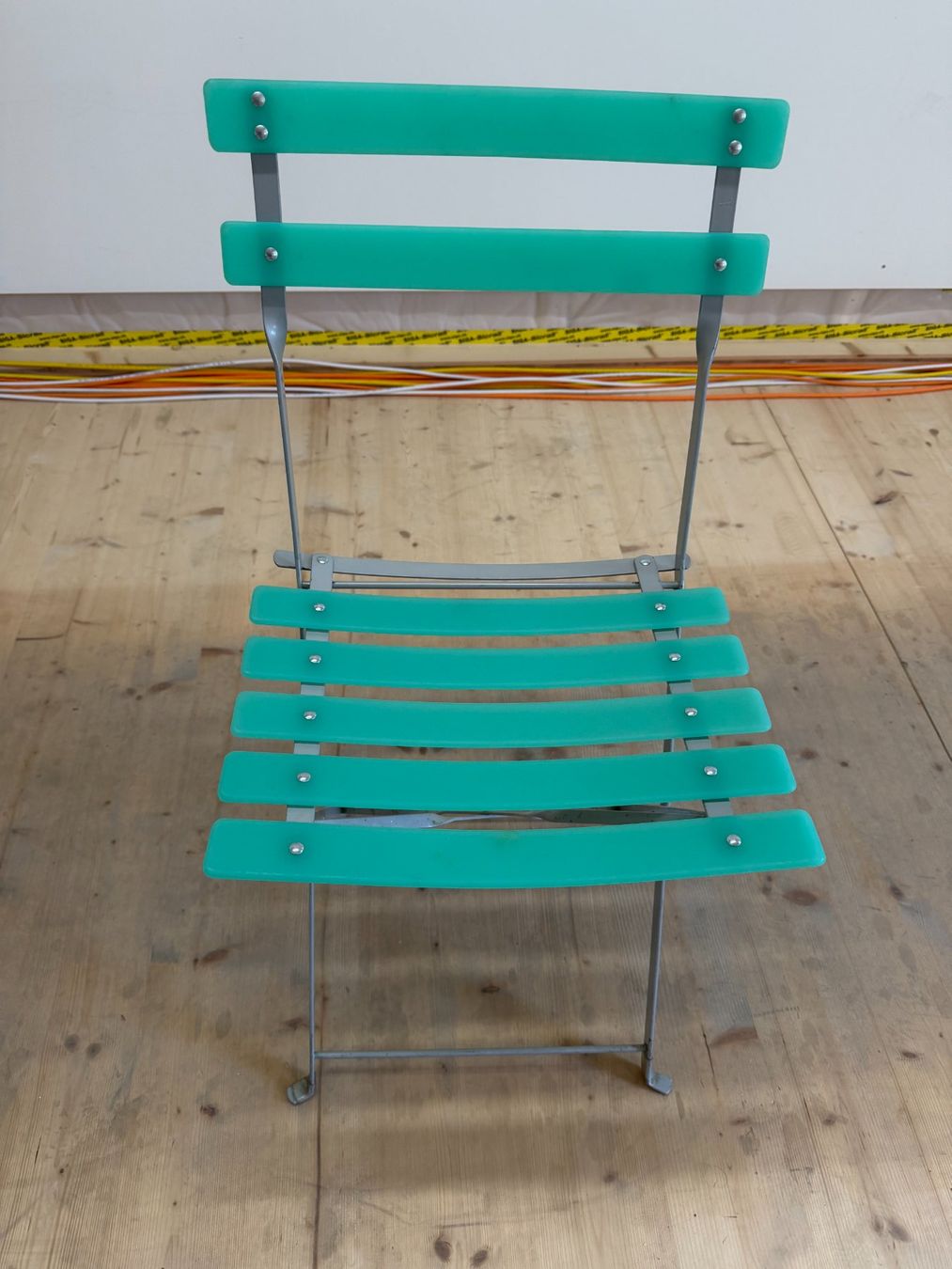 Sedie: Lot de 3 chaises pliantes vertes style bistrot – Usato da Dorénaz venduto da gargantua58 2