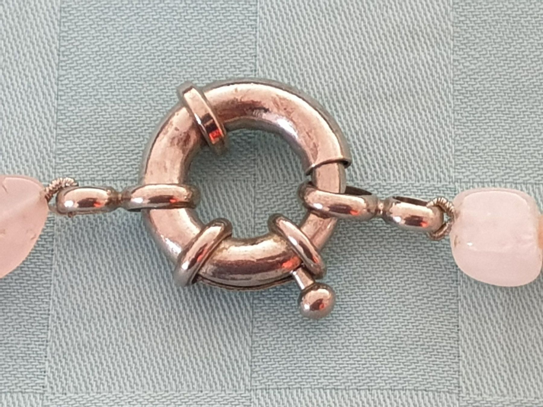 Catenine: Schmuck Halskette Kette Rosenquarz – Usato da Mörschwil venduto da spirspi 1