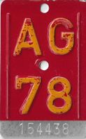 Velonummer AG 78
