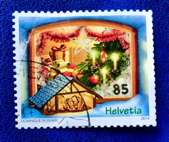 Nr.1526 Krippe Sondermarken Weihnachten GESTEMPELT 2014   