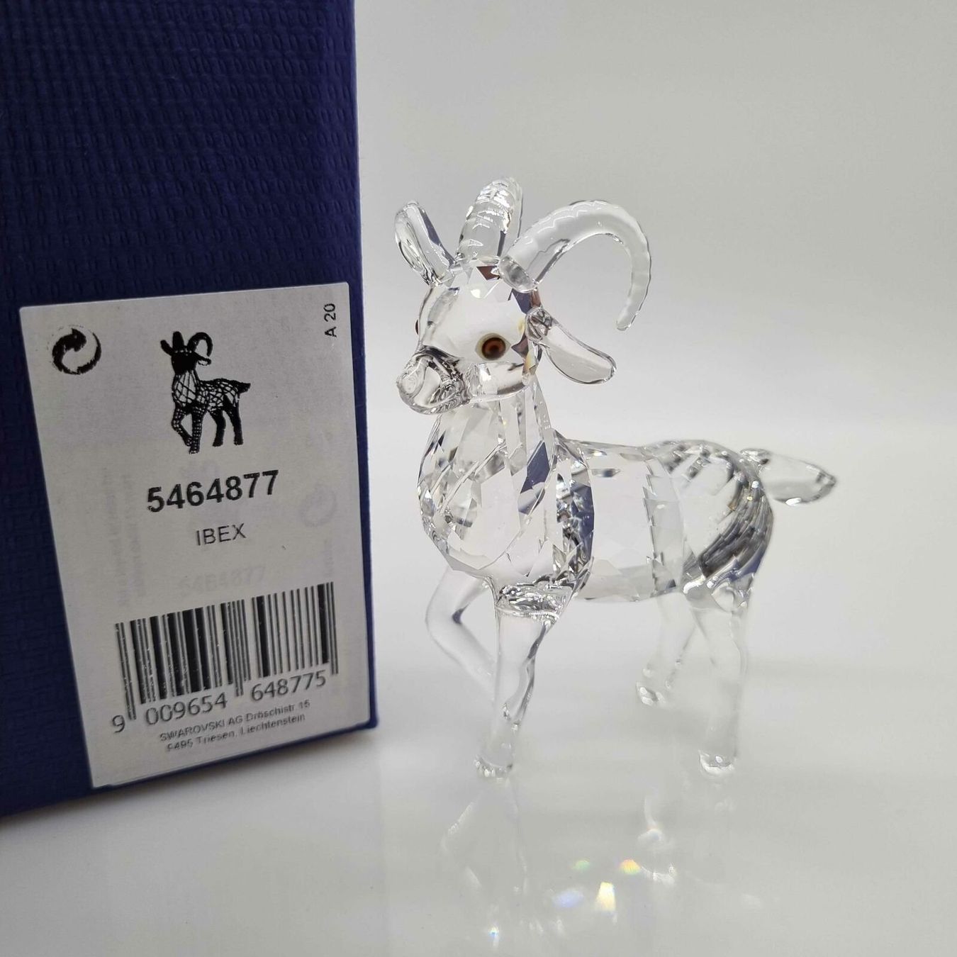 Swarovski Statuette: SWAROVSKI** Steinbock ** neu – Nuovo e nell'imballaggio originale da Regensdorf venduto da Brithiskurzhaar5 7