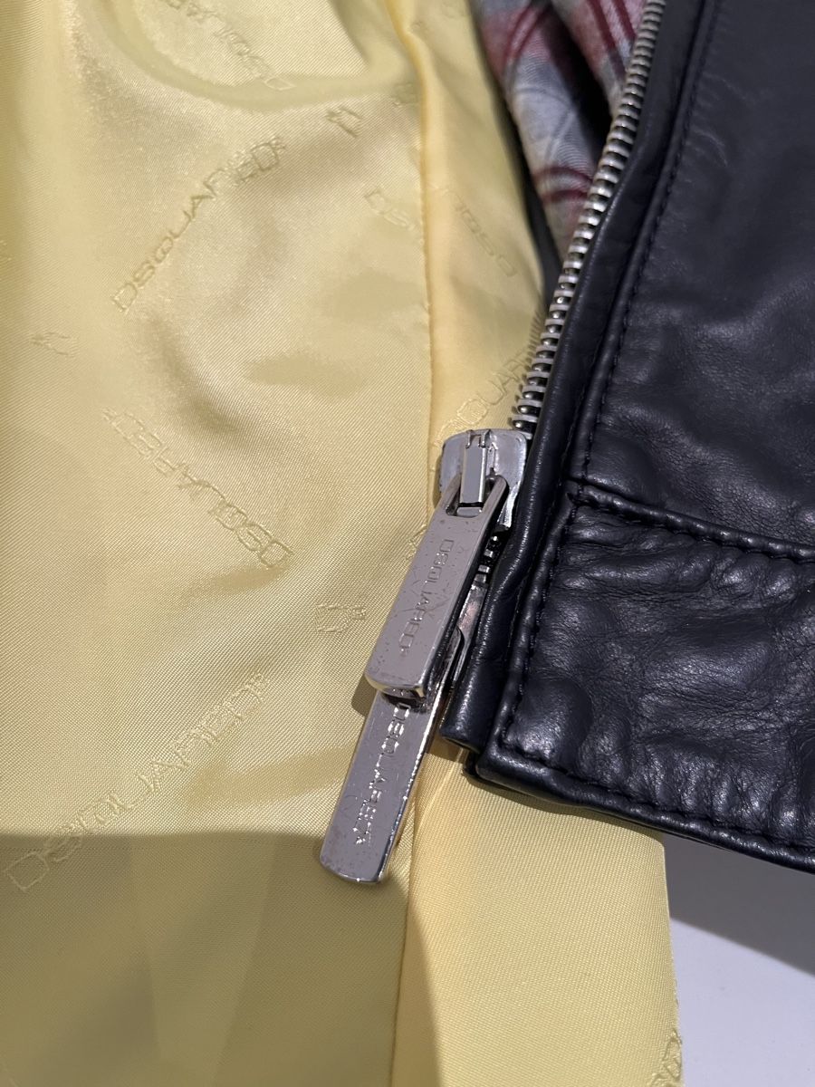 Dsquared2 Jacken: Dsquared2 Lederjacke schwarz Grösse 54 – Gebraucht aus Allschwil von Manolictus 8